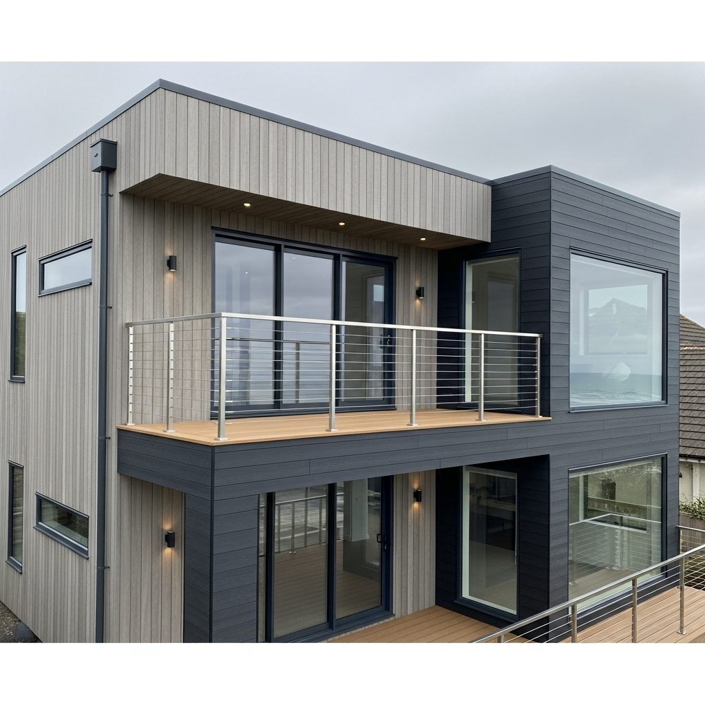 Completed second storey addition with balcony South Coast NSW