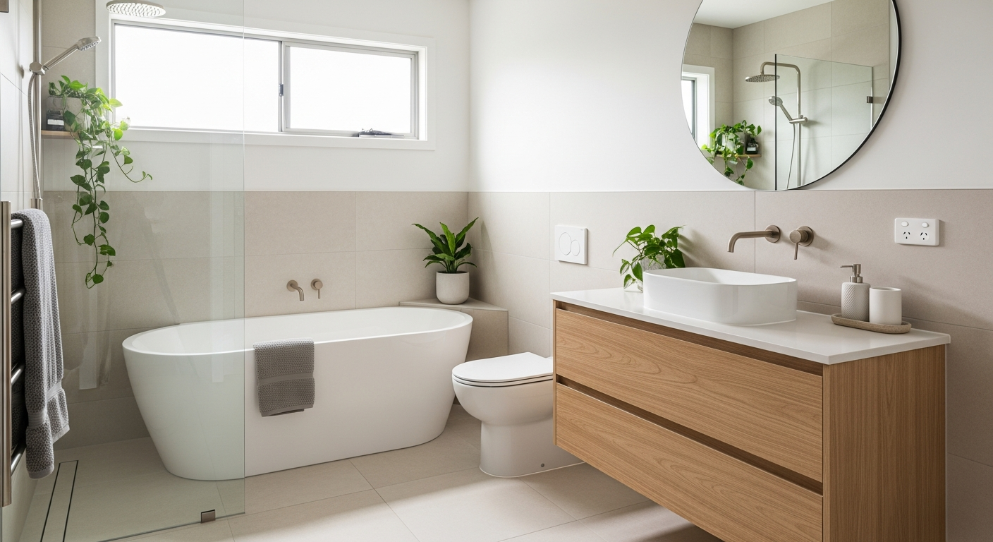 Bathroom renovation by Taylormade Building Projects, South Coast NSW