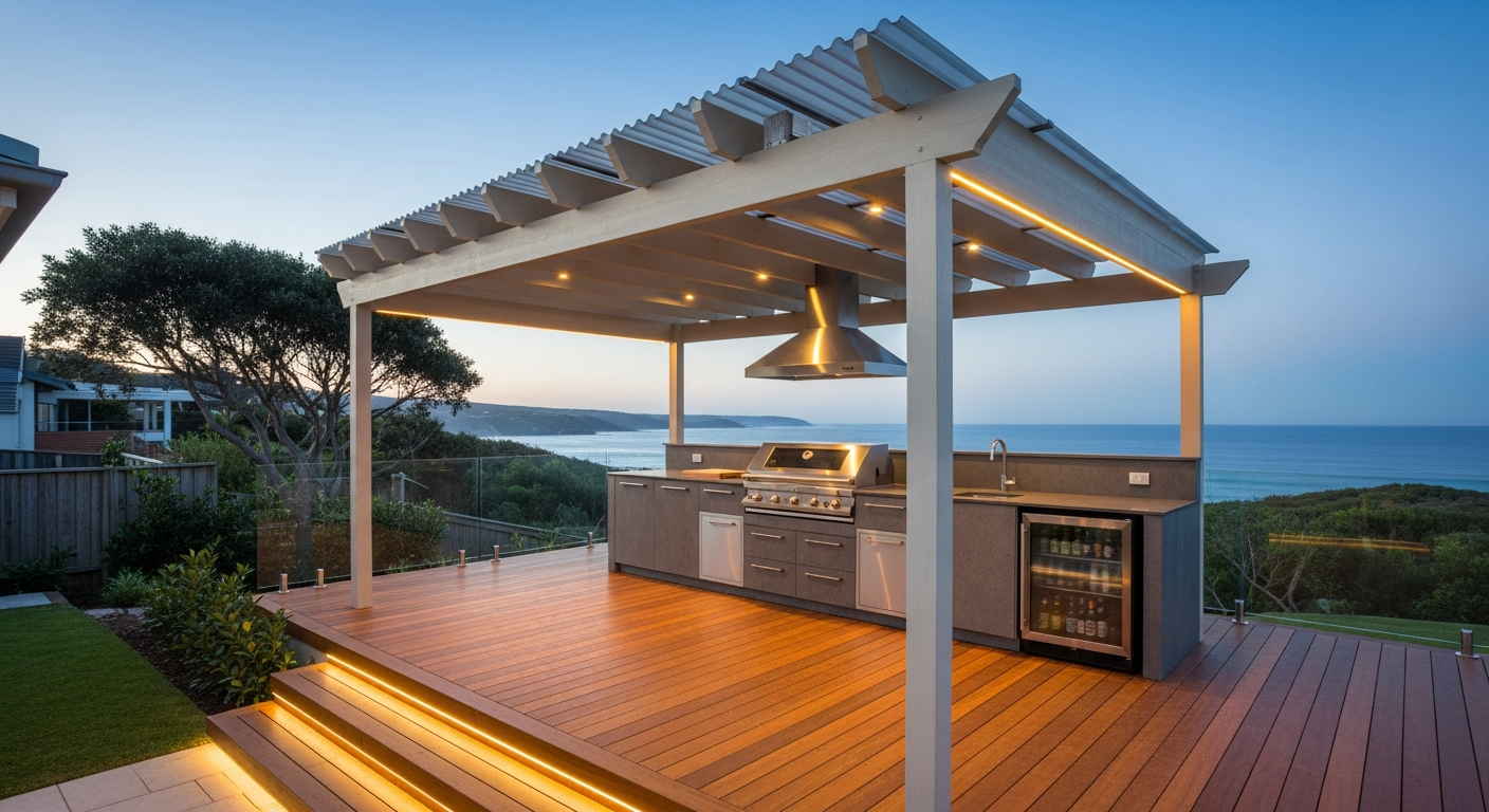 Alfresco area builder Mollymook NSW — Taylormade Building Projects