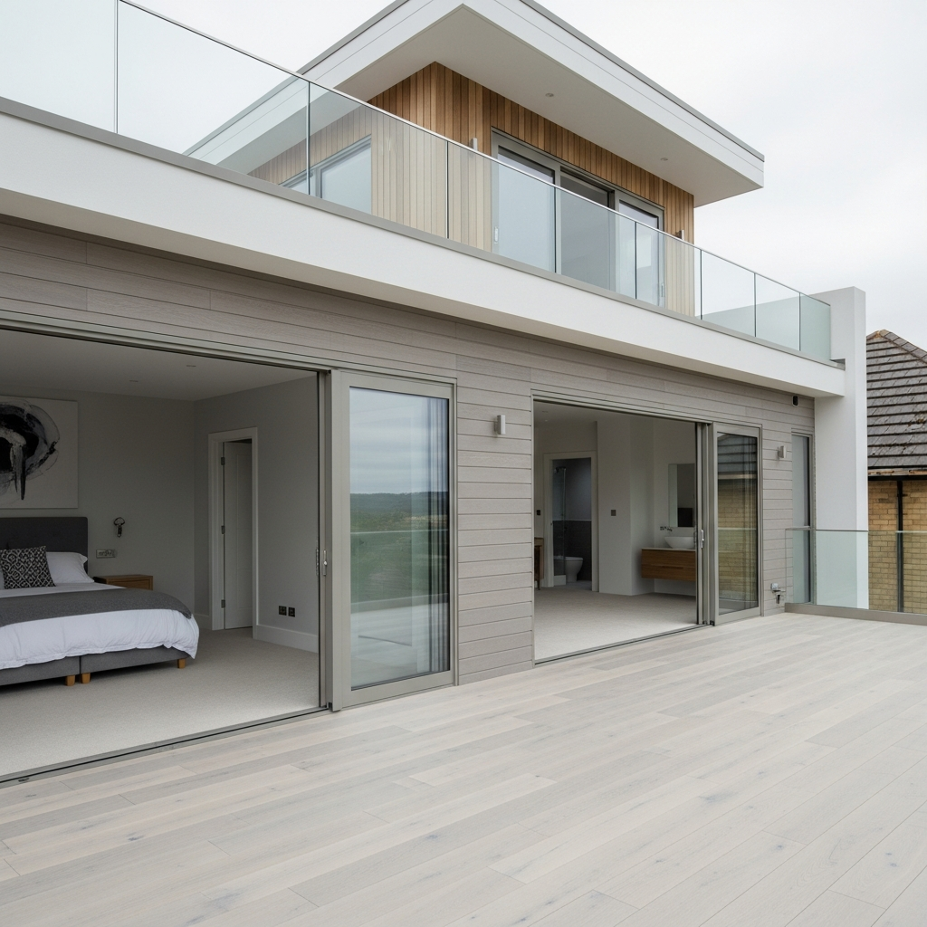 Completed second storey extension bedroom suite South Coast NSW