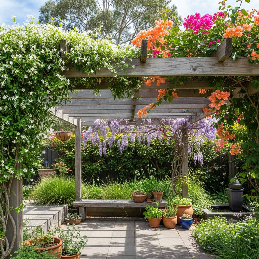 Open timber pergola Sanctuary Point NSW