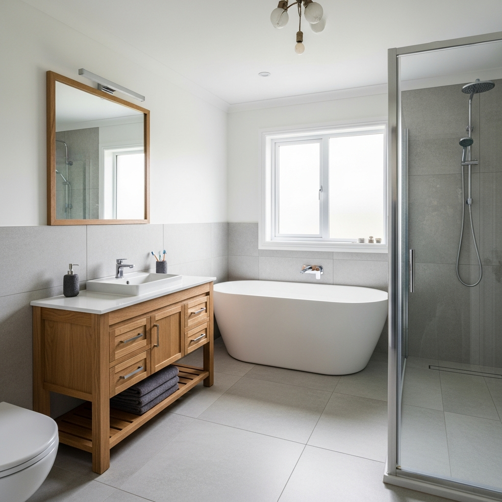 Bathroom renovation South Coast NSW by Taylormade Building Projects